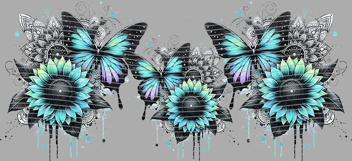 16oz Sunflower Girl-SU-411